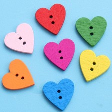  100 Pcs Bottoni Stoffa Di