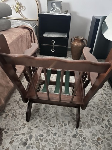 Poltrona dondolo imbottita - dondolo,