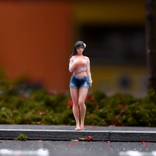 Painted figure model - figure,