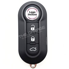 Chiave Telecomando Guscio FIAT 500 500L PUNTO EVO PANDA DOBLO STILO + LOGO