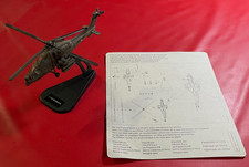 ITALERI FABBRI 1:100 Modellino Elicottero A 129 MANGUSTA Metallo pressofuso P045