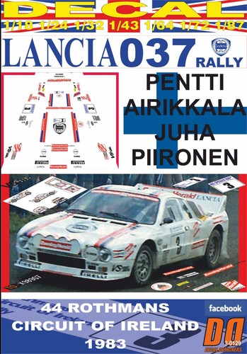 Decal lancia 037 - decal, p