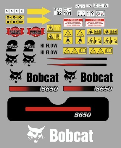 Bobcat s650 decalcomanie