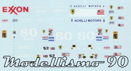 Decal ferrari 308 - decal, #80