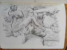 André  Masson : Vingt-deux dessins sur le thème du désir - Bernard Noël -1992 BE