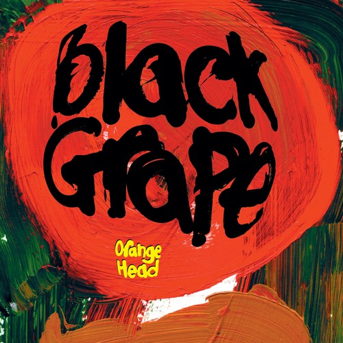 Black grape orange head vinyl - black,