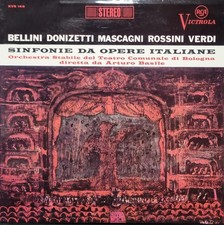 Bellini, Donizetti, Mascagni – Sinfonie Da Opere Italiane / Basile - LP