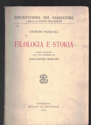 Filologia storia - e,