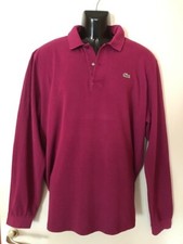 Lacoste polo cotone lavorazione piquet manica lunga oversize 3XL
