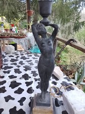 statua in bronzo anni 30 ex lampada