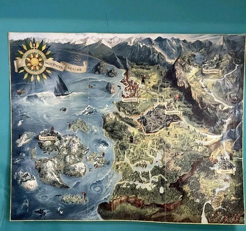 The witcher poster - poster, mappa