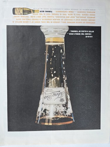 Bicchiere birra tuborg 1960 - tuborg,