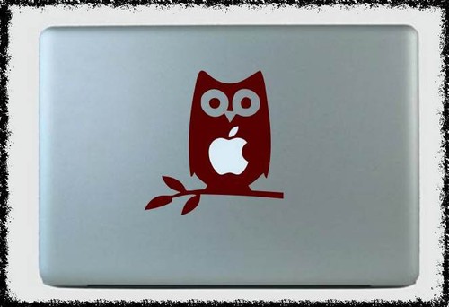 Macbook owl adesivo - owl, pro