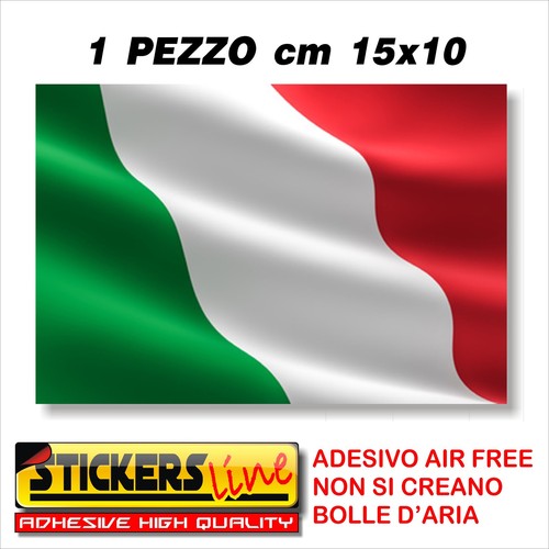 Adesivo bandiera italiana - adesivo,