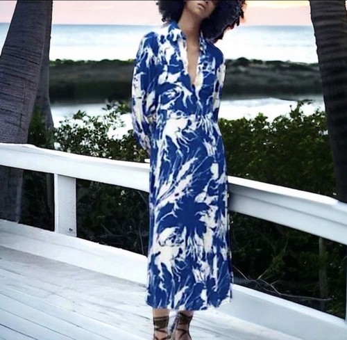 Maxi abito midi con cintura