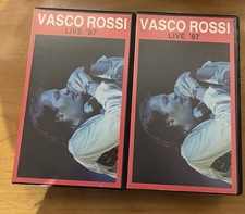 VASCO ROSSI - 2 ORE LIVE/LIVE ‘87 (TOUR ESTATE ‘87) - 2 VHS ORIGINAI KONO MUSIC