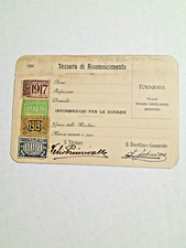 1917/20 TESSERA TOURING CLUB ITALIANO CON MARCHE DAL 1917 AL 1920  vedi