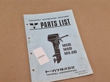 Elenco ricambi motori fuoribordo Tohatsu M6B M8B M9.8B 002-21030-4 1998 marzo usato