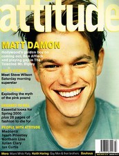 ATTITUDE #71 MATT DAMON Northern Line STEVE WILSON Madonna JASON PRIESTLEY @Mint