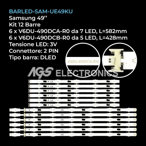 Kit barre strip led - kit, tv