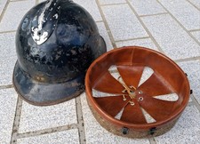 WW2 coiffe d'intérieur cuir