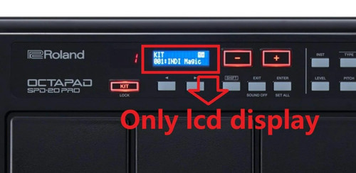 Nuovo lcd per roland - nuovo,