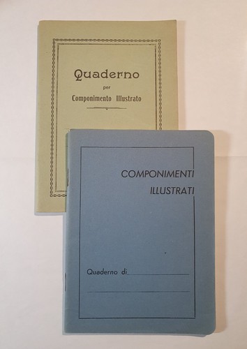 Coppia quaderni vintage - coppia,