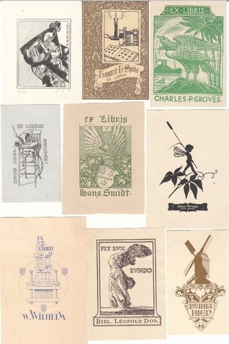Exlibris bookplate fondo - 9,