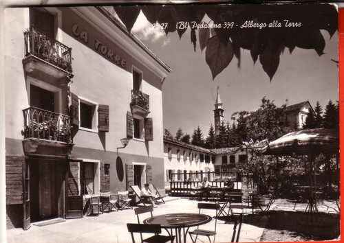 Cartolina pedavena b n - , b/n