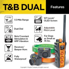 Dogtra T&B DUAL 2-DOG 1,5 Mi