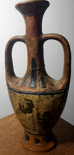 Vaso neoegiziano cucchi metà - cucchi,