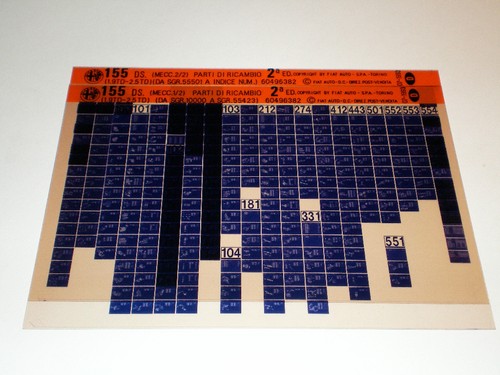 Catalogo ricambi microfich - catalogo,