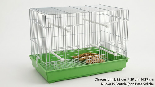 Gabbia cova 55cm con - gabbia,