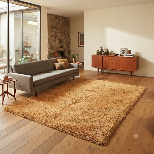 Tappeto moderno lana nodo - tappeto,
