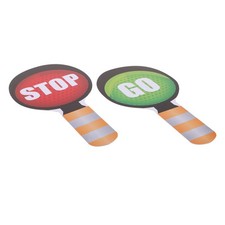  2 Pcs Cartelli Stradali Giocattolo Arredamento Dell'aula Della Scuola Materna