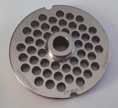 Piastra inox per tritacarne - inox,