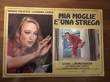 FOTOBUSTA,B3,MIA MOGLIE E' UNA STREGA RENATO POZZETTO ELEONORA GIORGI 