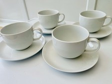 Set 4 piattini tazzine caffè
