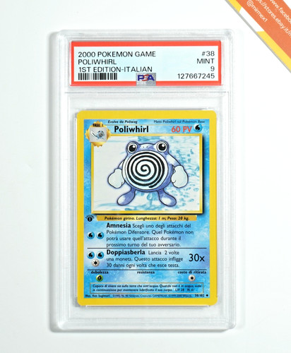 Pokemon psa poliwhirl 38 - psa, #38