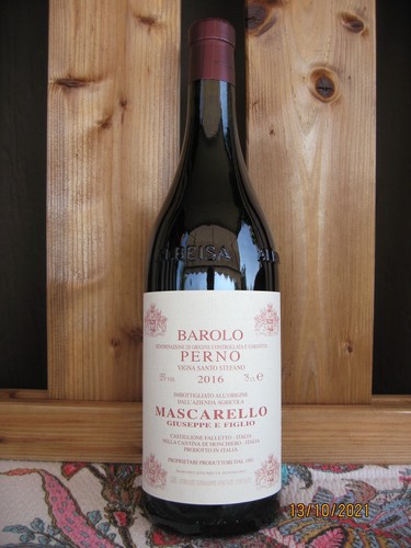 Barolo perno 2016 - 2016, di