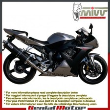Terminale Scarico MIVV Oval Carbonio per Yamaha Yzf 1000 R1 2002 > 2003