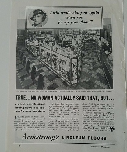 1934 armstrong linoleum - 1934,