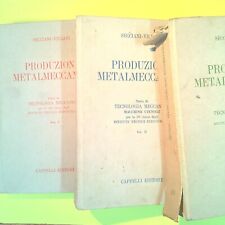 PRODUZIONE METALMECCANICA VOL. I-II-III SECCIANI VILLANI CAPPELLI