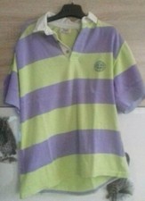 MAGLIA MAGLIETTA Righe,VINTAGE Anni 80 90 SISLEY MADE ITALY shirt moda paninaro