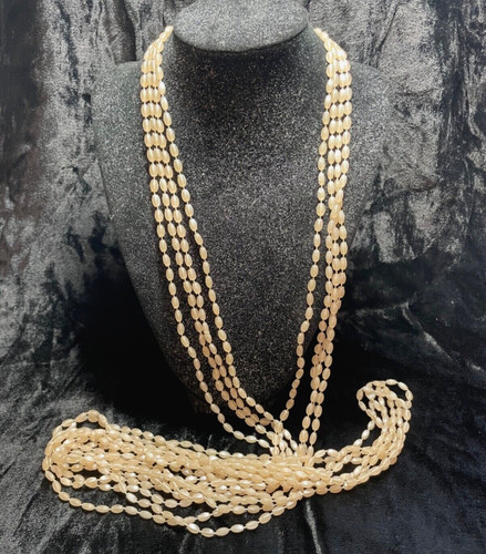Collana vintage crema - collana,