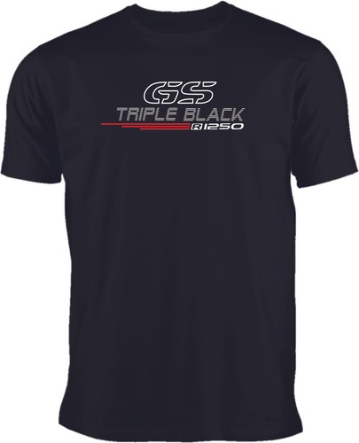 Shirt r1250 triple black - t-shirt, gs