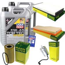 KIT TAGLIANDO FILTRO OLIO LIQUIDO MOLY 10L 5W-40 per Porsche 911 Cabriolet 996 3.4