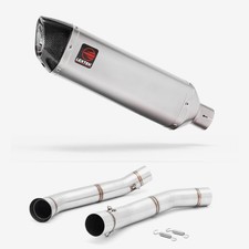 Scarico Lextek Slip-on Acciaio Inox 300mm per KTM 690 Duke 12-15