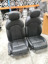 Interno Completo SEDILI Set AUDI A6 4G2, C7, 4GC 2016 Station Wagon Nero