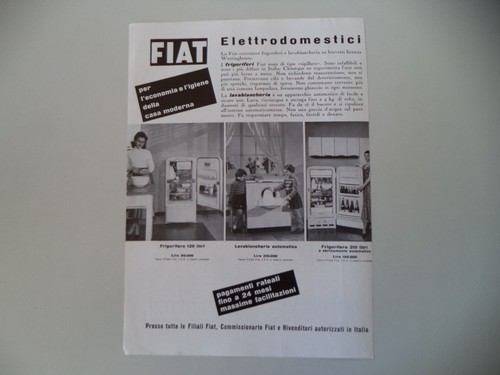 Advertising pubblicità 1956 - advertising,